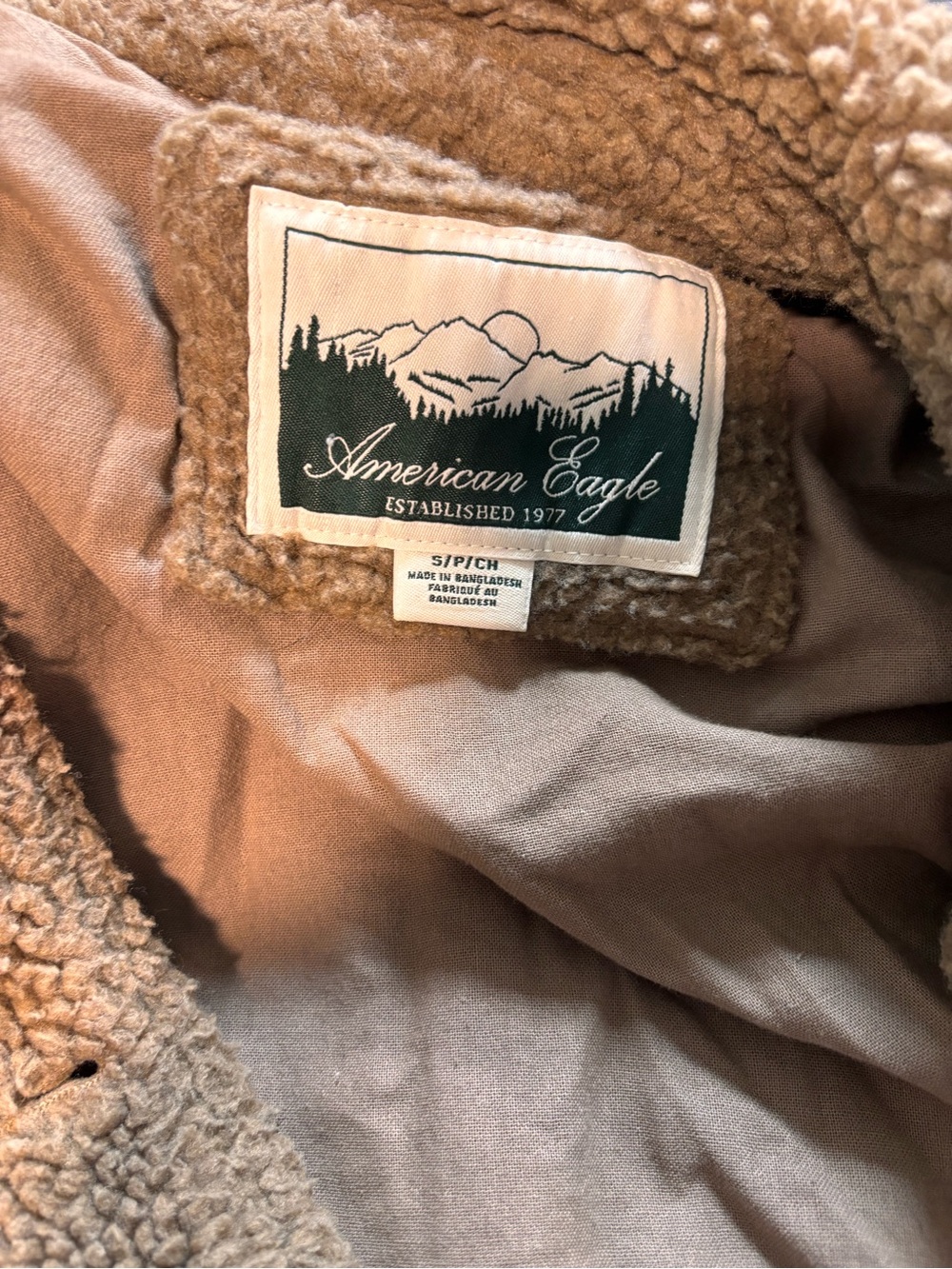 American Eagle Teddy jacket size small - Picture 4 of 5